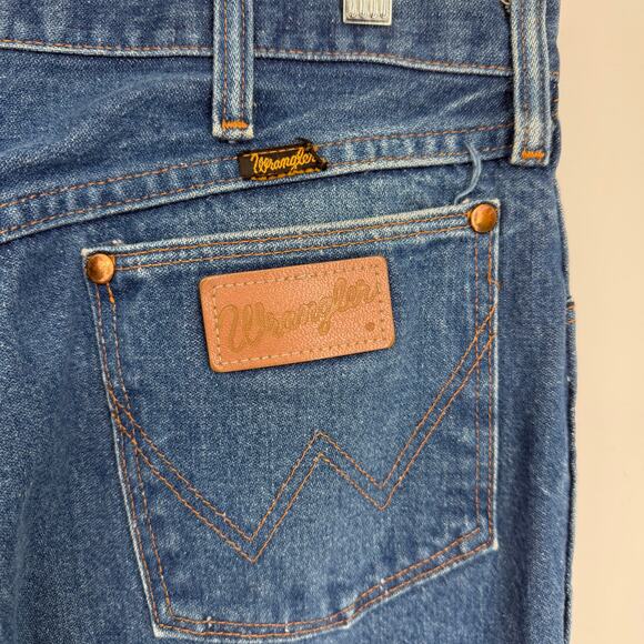 Vintage Wrangler Jeans Men’s 36 x 33 Straight Made In The USA Classic Denim - Picture 4 of 8